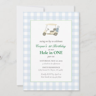 Invitation Golf Anniversaire