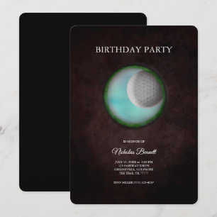 Invitation Golf Bachelor Party - Golf trip Classic Minimal