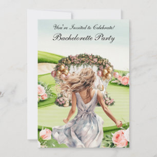 Invitation Golf Bachelorette Party sur golf