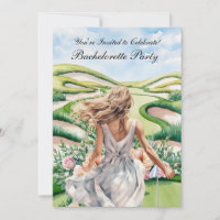 Golf Bachelorette Party sur golf