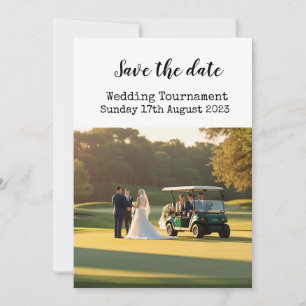 Invitation Golf Enregistrer la date Golf Mariage