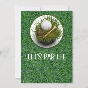 Invitation Golf Let's Par tee