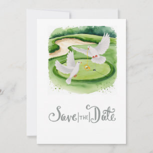 Invitation Golf Mariage Sauvegarder la Date Golf thématique