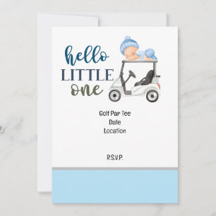 Invitation Golf partie enregistrer la date dans Baby shower G