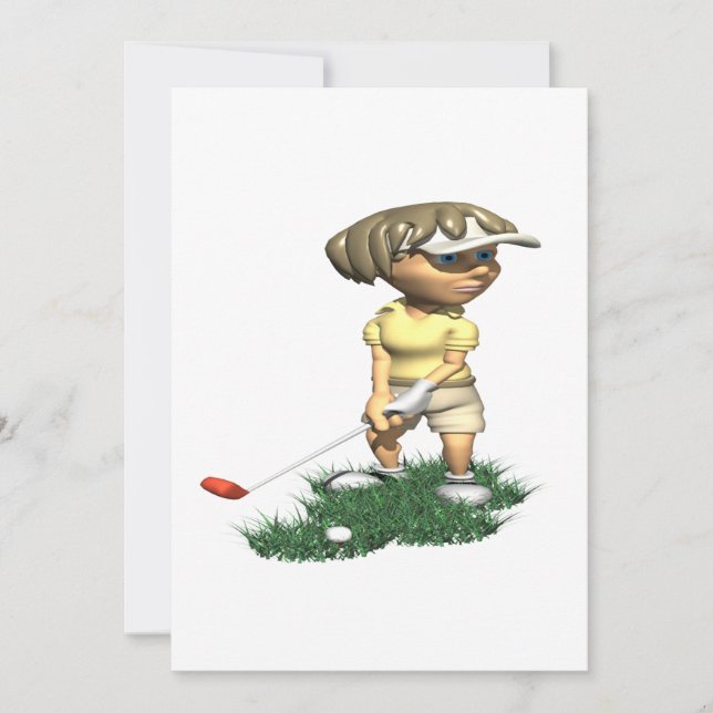 Invitation Golfeuse (Devant)
