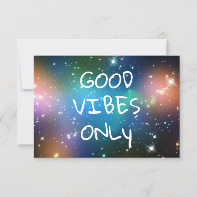 Invitation Good Vibes uniquement (Devant)