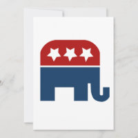 GOP éléphant Logo républicain