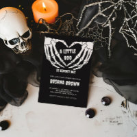Gothique Crâne Petit Boo Baby shower d'Halloween