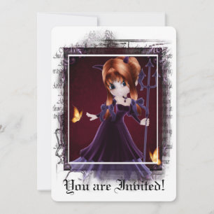 Invitation gothique Douche nuptiale Little Devil 5