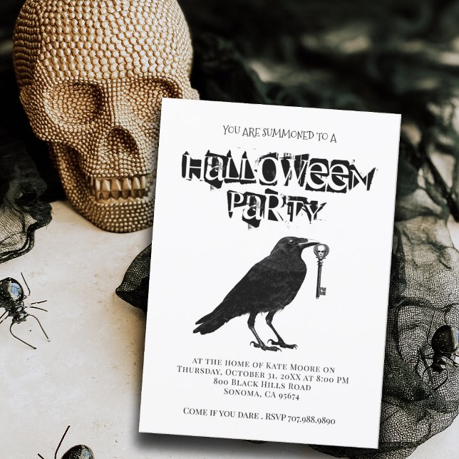 Invitation Gothique Halloween (Créateur téléchargé)