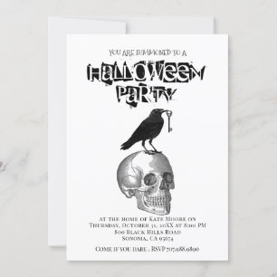 Invitation Gothique Halloween