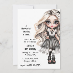 Invitation gothique japonais