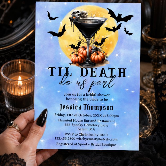 Invitation Gothique jusqu'à ce que la mort nous sépare Martin (Créateur téléchargé)