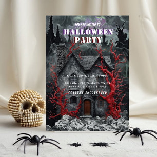 Invitation gothique pour une soirée d'Halloween da
