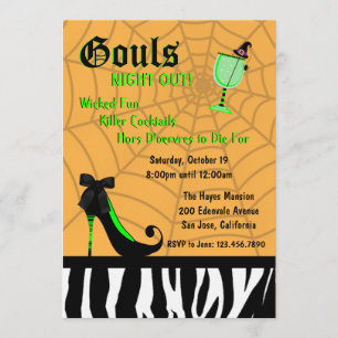 Invitation Gouls Night Out [Orange]