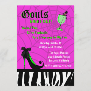 Invitation Gouls Night Out [rose]