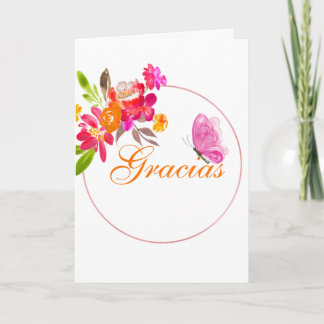 Invitation Gracias, Por Ser Como Eres, Espagnol Merci Note