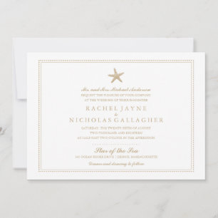 Invitation Gracity Starfish   MARIAGE