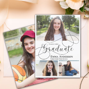 Invitation Grad Multi Photo Grad 2025 Grad Grad Grad Graduati