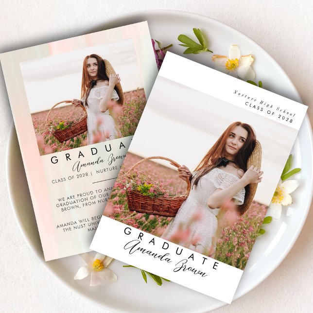 Invitation Grad party 2025 Elégant tendance (Créateur téléchargé)