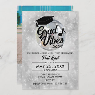 Invitation Grad Vibes Graduation Party