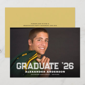 Invitation Graduate 2026 Full Photo Graduation Party
