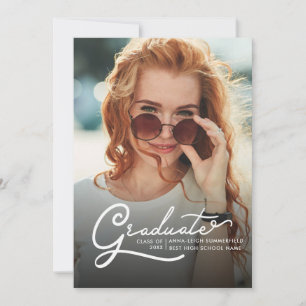 Invitation Graduation 2024 Grad Photo Party Grad