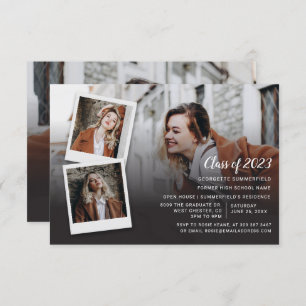 Invitation Graduation 2024 Multi-Photo Script Open House