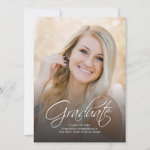 Invitation Graduation 2025 Photo Grad Party
