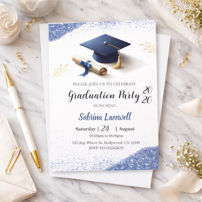 Invitation Graduation announcement, class of 2026 (Créateur téléchargé)