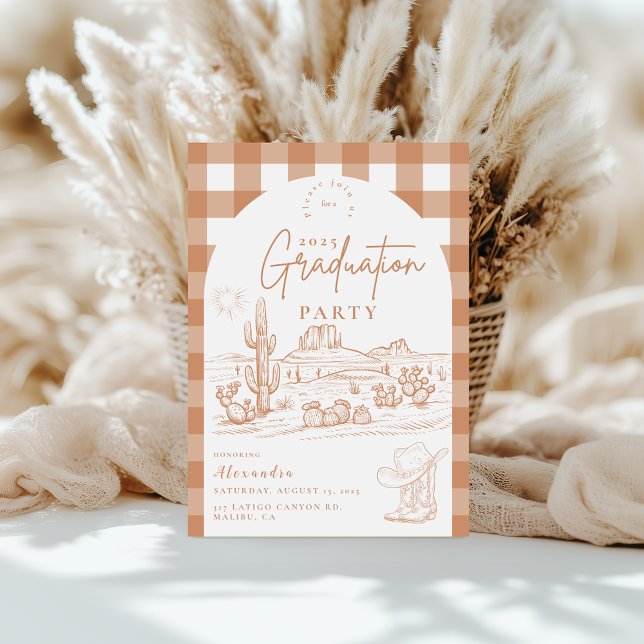 Invitation Graduation de la jeune fille moderne (Créateur téléchargé)