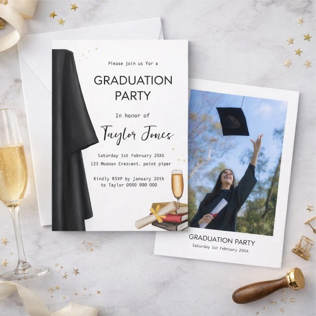 Invitation Graduation party (Créateur téléchargé)