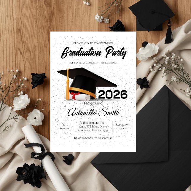Invitation Graduation Party  (Créateur téléchargé)