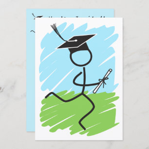 Invitation Graduation Runner © Party Cross Country Track