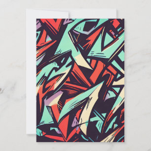 Invitation Graffiti moderne