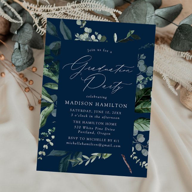 Invitation Grand Jeu de Graduation de la Marine (Créateur téléchargé)