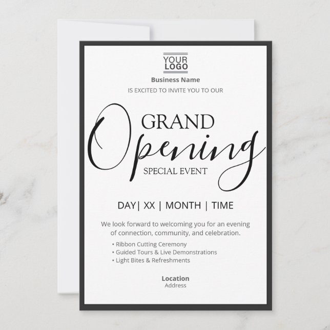 Invitation Grand Opening Special Event (Devant)