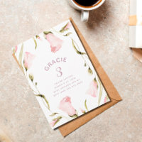 Grand Printemps Boho Fleur sauvage fête d'annivers