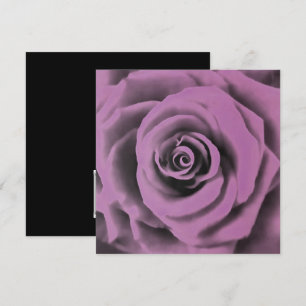 Invitation Grand Rose de lavande foncée artistique