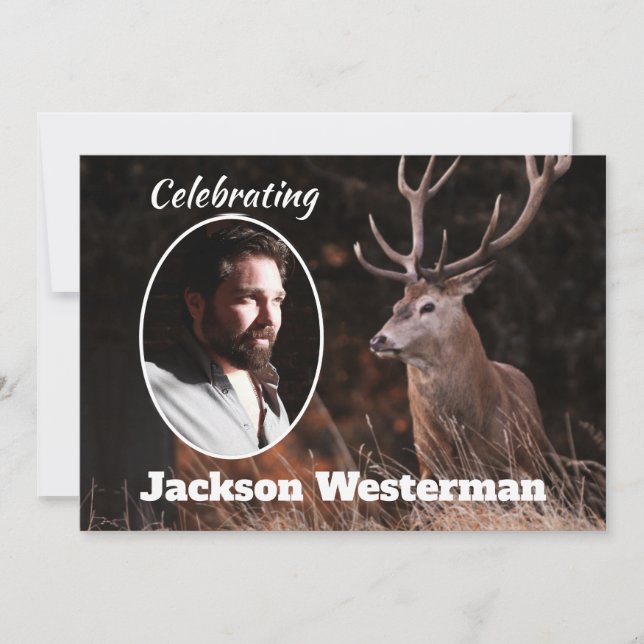 Invitation Grand White Tail Buck Memorial  (Devant)