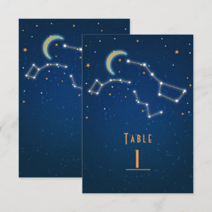 Invitation Grande Ourse Table Numérique de Constellation pour