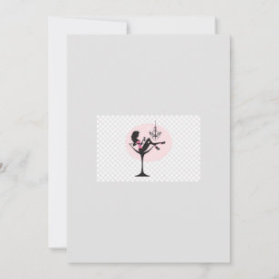 Invitation Grande soirée dames (carte de style vintage)