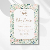 Grandmillénariste Fête de Bébé Fleurs Roses Navy O