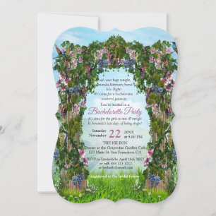 Invitation Grapevines d'Escalades et fleur de miel