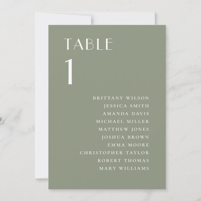 Invitation Graphique de placement des invités de mariage de j (Devant)