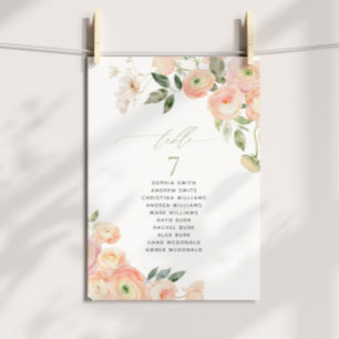 Invitation Graphique de référence de table verte de couleur e