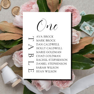 Invitation Graphique de sièges de script minimal