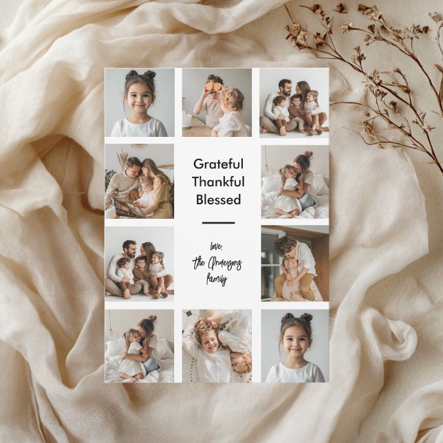 Invitation Grateful Thanksgiving Photos (Créateur téléchargé)