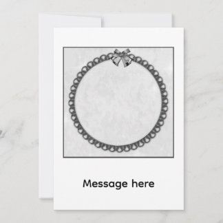 Invitation Grelots d'argent