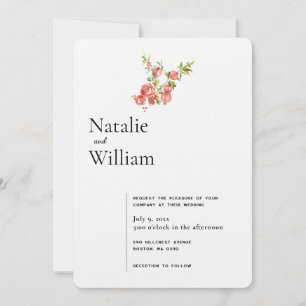 Invitation Grenade Botanique Boho   MARIAGE